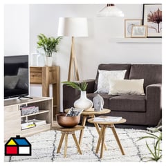 JUST HOME COLLECTION - Set de mesas para living 3 unidades