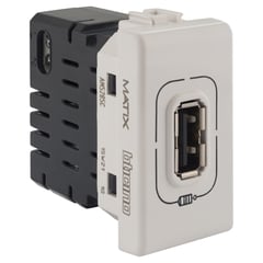 BTICINO - Módulo Cargador USB 1,5A Blanco