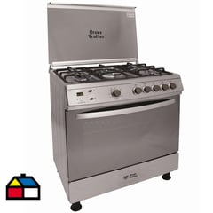 URSUS TROTTER - Cocina a Gas 5 Platos Gris EURO80 PRO GN