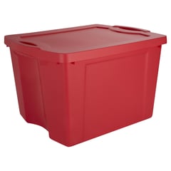 WENCO - Caja Organizadora 60.3x37.8x48.1 cm 75 l Rojo