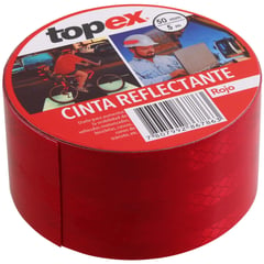 TOPEX - Cinta reflectante 5 m roja