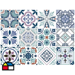 VALDECO - Set de azulejos adhesivos 15x15 cm 12 unidades