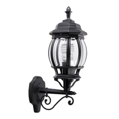 JUST HOME COLLECTION - Farol de muro 100 W negro