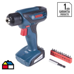 BOSCH - Taladro inalámbrico atornillador 6 mm 12V + 1 batería