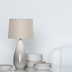 JUST HOME COLLECTION - Lámpara de mesa 47 cm 60 W