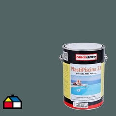 CHILCORROFIN - Plastipiscina 33 gris acero