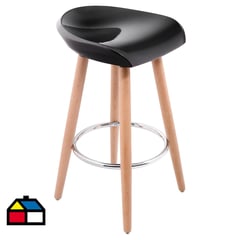 JUST HOME COLLECTION - Piso bar 76x40x40 cm negro