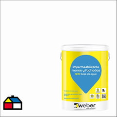 WEBER - Impermeabilizante muros y fachada QHC  3 lt mate