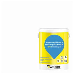 WEBER - Impermeabilizante muros y fachada QHC  3 lt mate