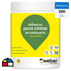 WEBER - 500cc Pasta adhesiva para cinta de fibra de vidrio