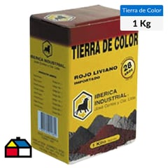 IBERICA - 1 kg Tierra color Rojo Liviano