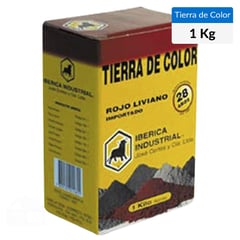 IBERICA - 1 kg Tierra color Rojo Liviano