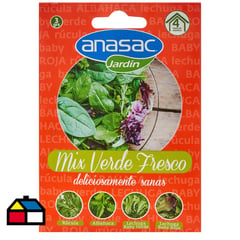 ANASAC - Mix Semillas Verde Fresco 4 gr sachet