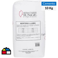 IUNGE - Mortero Ladrillo Refractarios 10 kg Saco