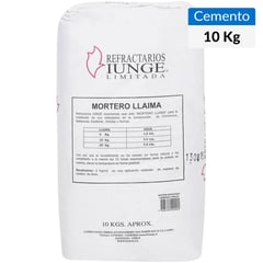 IUNGE - Mortero ladrillo refractarios 10 kg Saco