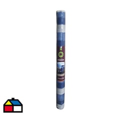 MARIENBERG - Rollo raschel 80% 5x2,10 m azul/blanco