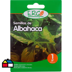 ERGO - Semilla albahaca 1 gr sachet