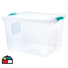 WENCO - Caja organizadora Wenbox 45 litros 50x40x31 cm transparente