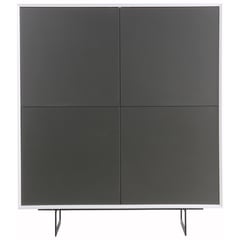 HOMY - Gabinete 2 Repisa(s) 110x125x45 cm Gris