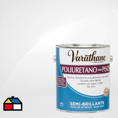 VARATHANE - Barniz poliuretano a base de agua para pisos semibrillante 1 gl