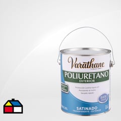 VARATHANE - Barniz poliuretano a base de agua exterior satinado 3,8 l