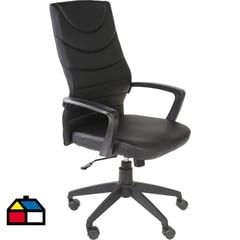 HOMY - Silla Ejecutiva Marco 111x63x62 cm Negro