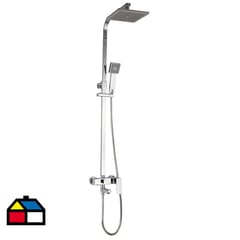 SENSI DACQUA - COLUMNA DUCHA 3FUN CUAD CROMADO