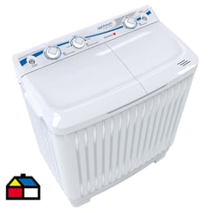 SINDELEN - Lavadora Carga Superior 4,5 kg Blanco LC-4550BL