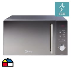 MIDEA - Horno microondas digital 20 litros silver