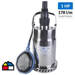 HUMBOLDT - Electrobomba sumergible 1 HP 178 l/min