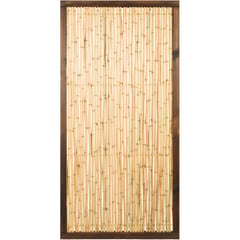 ERGO - Panel varas con marco 90X182 cm de bamboo beige