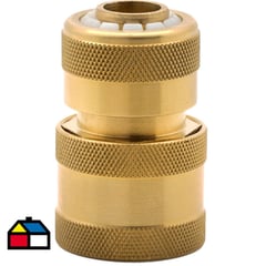 ORBIT - Conector para manguera 1/2" de bronce