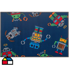 JUST HOME COLLECTION - Alfombra interactiva Niño 80x120 cm multicolor