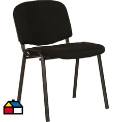 JUST HOME COLLECTION - Silla Visita 78x61x44 cm Negro