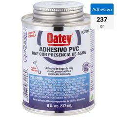 OATEY - Adhesivo PVC 237 ml Humedad Profesional