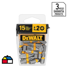 DEWALT - Set de puntas Phillips para destornillador 15 unidades