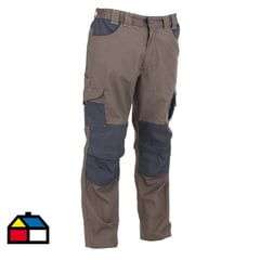 UBERMANN - Pantalón dakota pierna desmontable canvas café talla xl