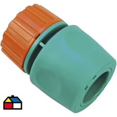 TRAMONTINA - Conector para manguera 1/2" de plástico sin stop