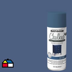 RUST OLEUM - Chalked pintura tizada en aerosol Azul Costeño 340g