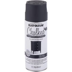 RUST OLEUM - Chalked pintura tizada en aerosol Carbón 340g