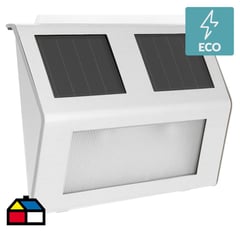 BYP - Apliqué led solar acero gris