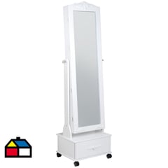 HOMY - Espejo organizador 45x158 cm blanco