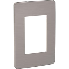 SCHNEIDER ELECTRIC - Placa modular  3 módulos - Beige/Corona bronce Orion