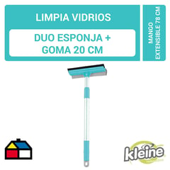 KLEINE WOLKE - Limpiavidrios con mango extensible hasta 78 cm