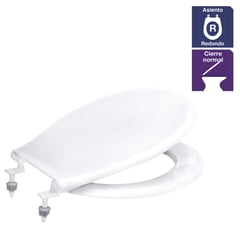 CORONA - Asiento WC Basic blanco con fijación