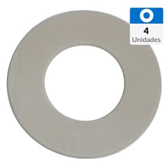 GOMAHOGAR - Golilla plana caucho sintético 3/4" 4 unidades