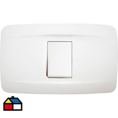 KARSON - Interruptor simple (9/12) 10 A blanco