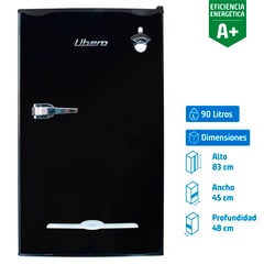 LIBERO - Frigobar 90 Litros Negro LBF-90N