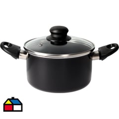 CASA BONITA - Olla de Aluminio 16 cm 1,7 Lts Negro