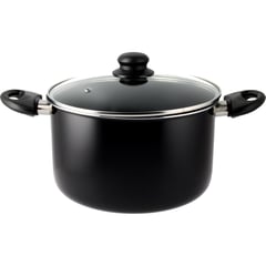 CASA BONITA - Olla de Aluminio 24 cm 6,3 Lts Negro